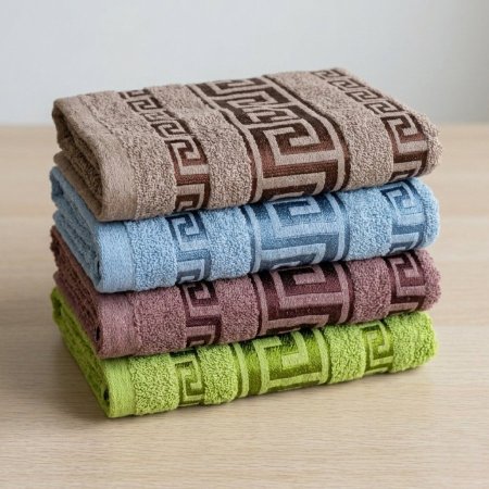 مناشف وبشاكير قطنية بنقشة فرزاتشي الكلاسيكية